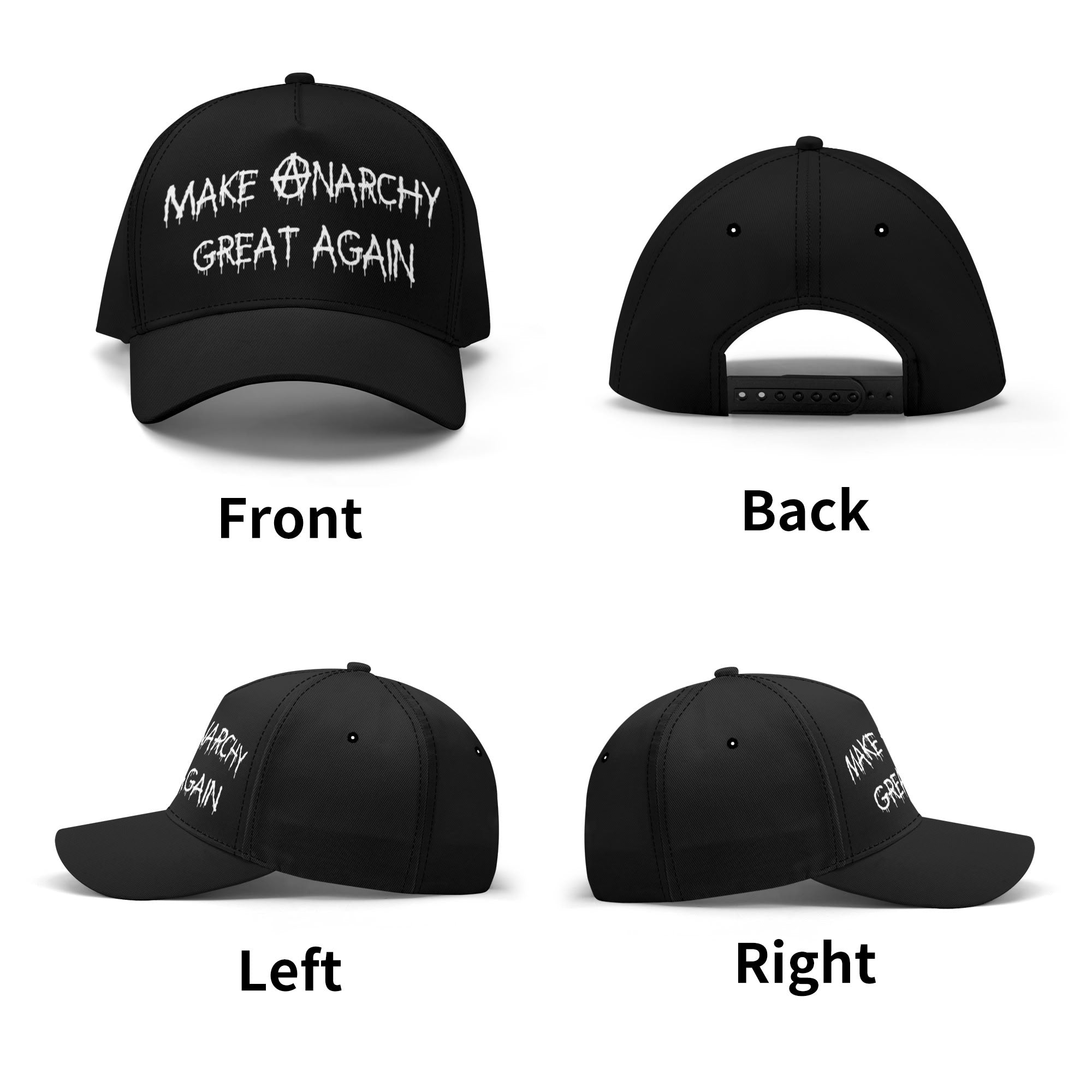 Anarchy Baseball Cap, parody hat
