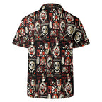 Tiki Horror Movies Mens Casual Hawaiian Shirt, up to 6XL
