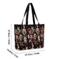 Tiki Horror Movies Vegan Leather Tote Bag