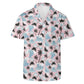 Shark Attack ! Funny Mens Casual Hawaiian Shirt, horror movie, Summerween