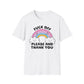 F*ck off please and thank you, Softstyle T-Shirt, rainbow, pastel, up to 5XL