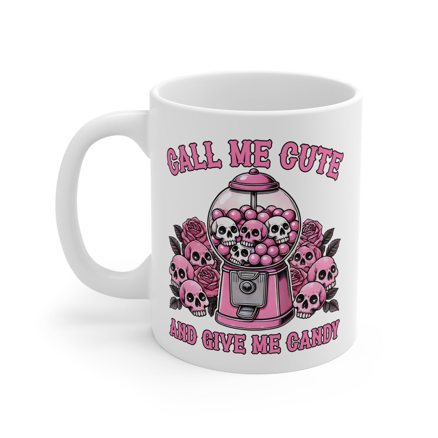 Call me cute and give me candy Mug, pastel goth