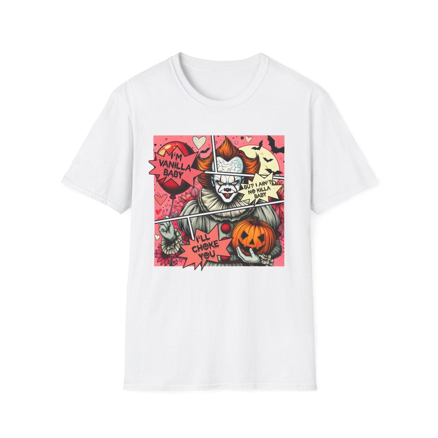 Pastel goth Pennywise, horror movies, Halloween Softstyle T-Shirt