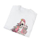 Sorta Merry Sorta Scary, pink Skeleton, Christmas T-shirt, up to 5XL