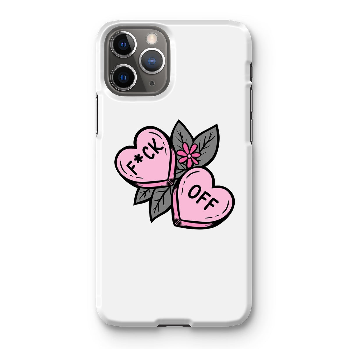 F*ck Off cute tattoo design Snap Phone Case