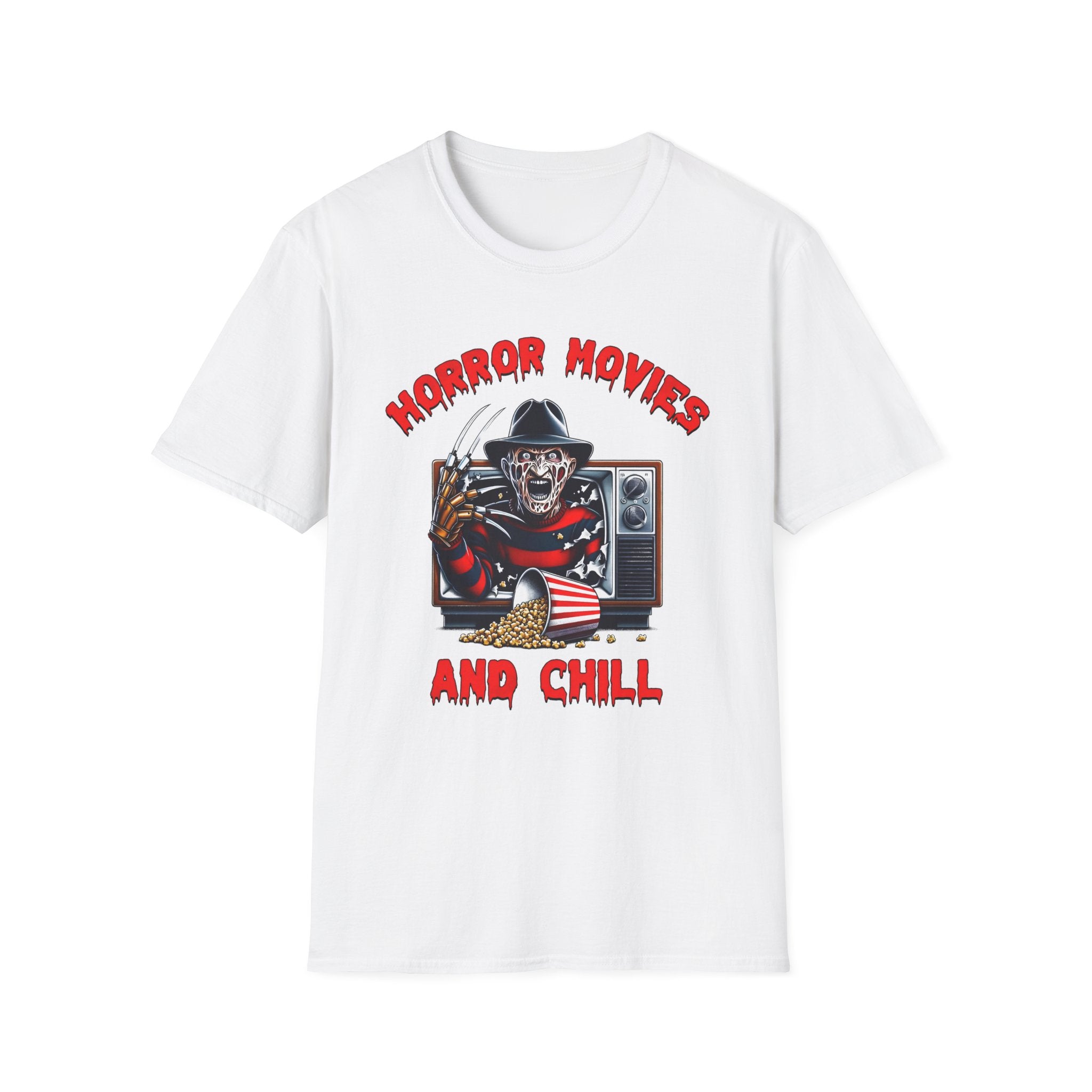 Horror movies and chill Softstyle T-Shirt, Freddy Krueger, Horror Movies