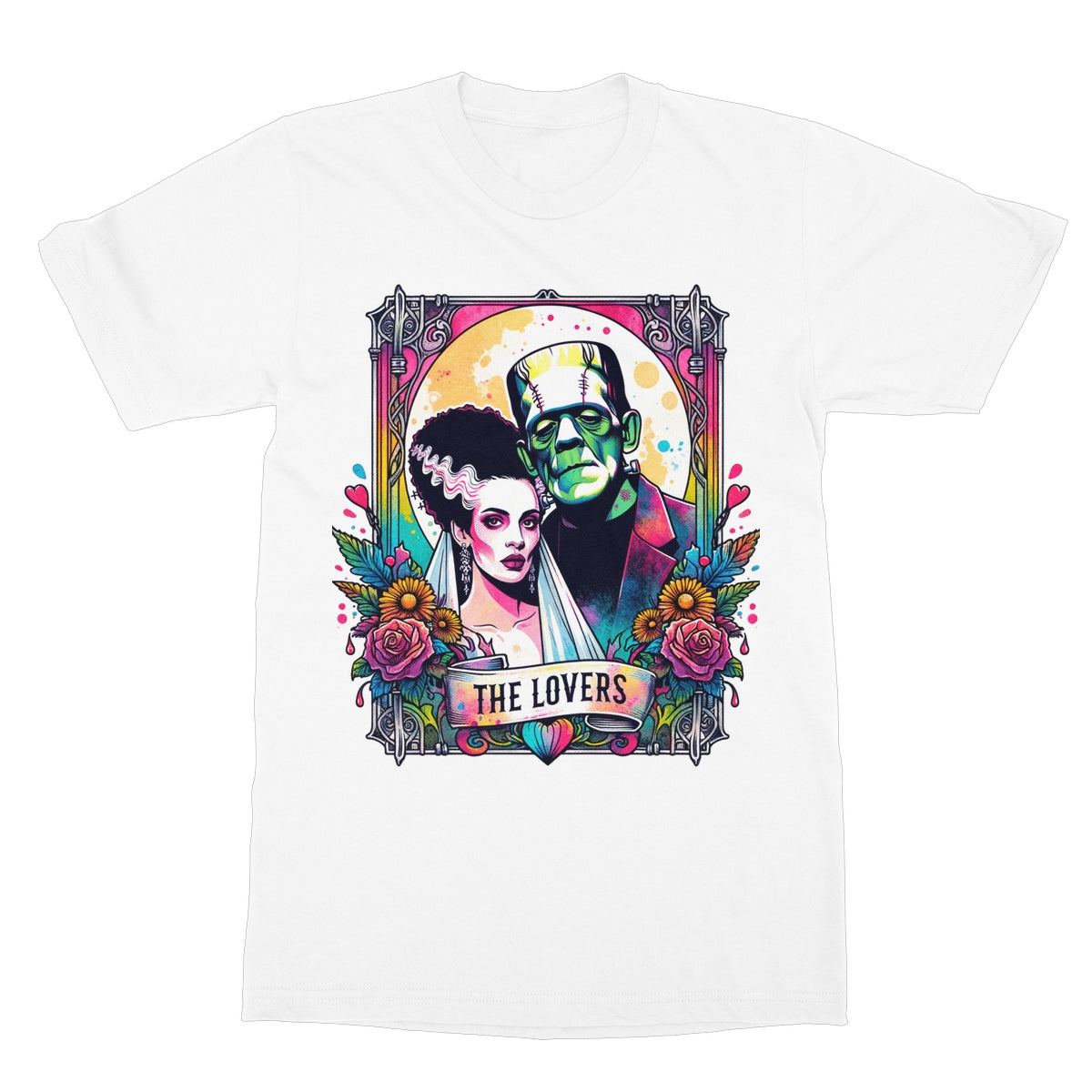 Frankenstein Tarot card Softstyle T-Shirt