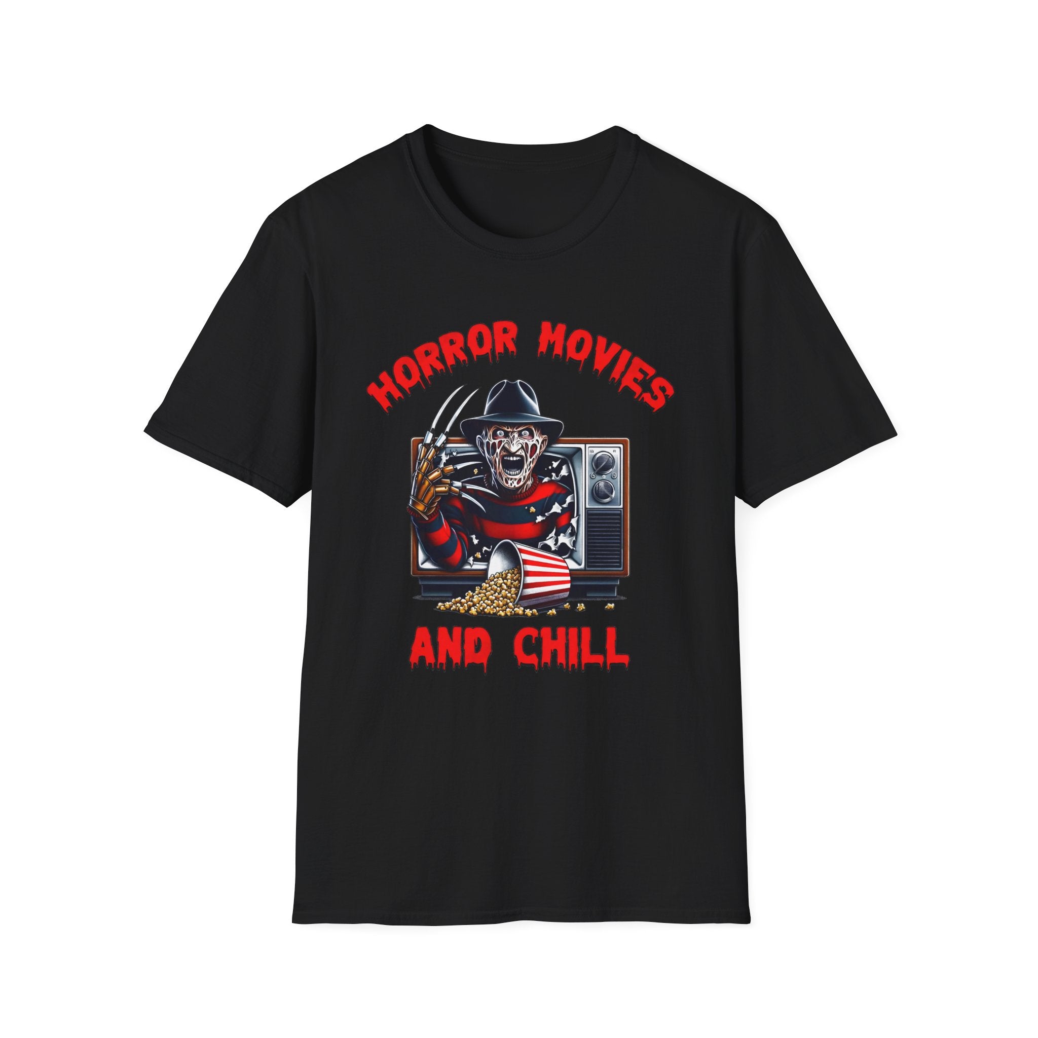 Horror movies and chill Softstyle T-Shirt, Freddy Krueger, Horror Movies