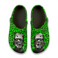 Frankenstein Leopard Print EVA Foam Clogs for Comfortable & Fun Footwear, Garden Shoes, Casual Slippers, Trendy Summer Footwear