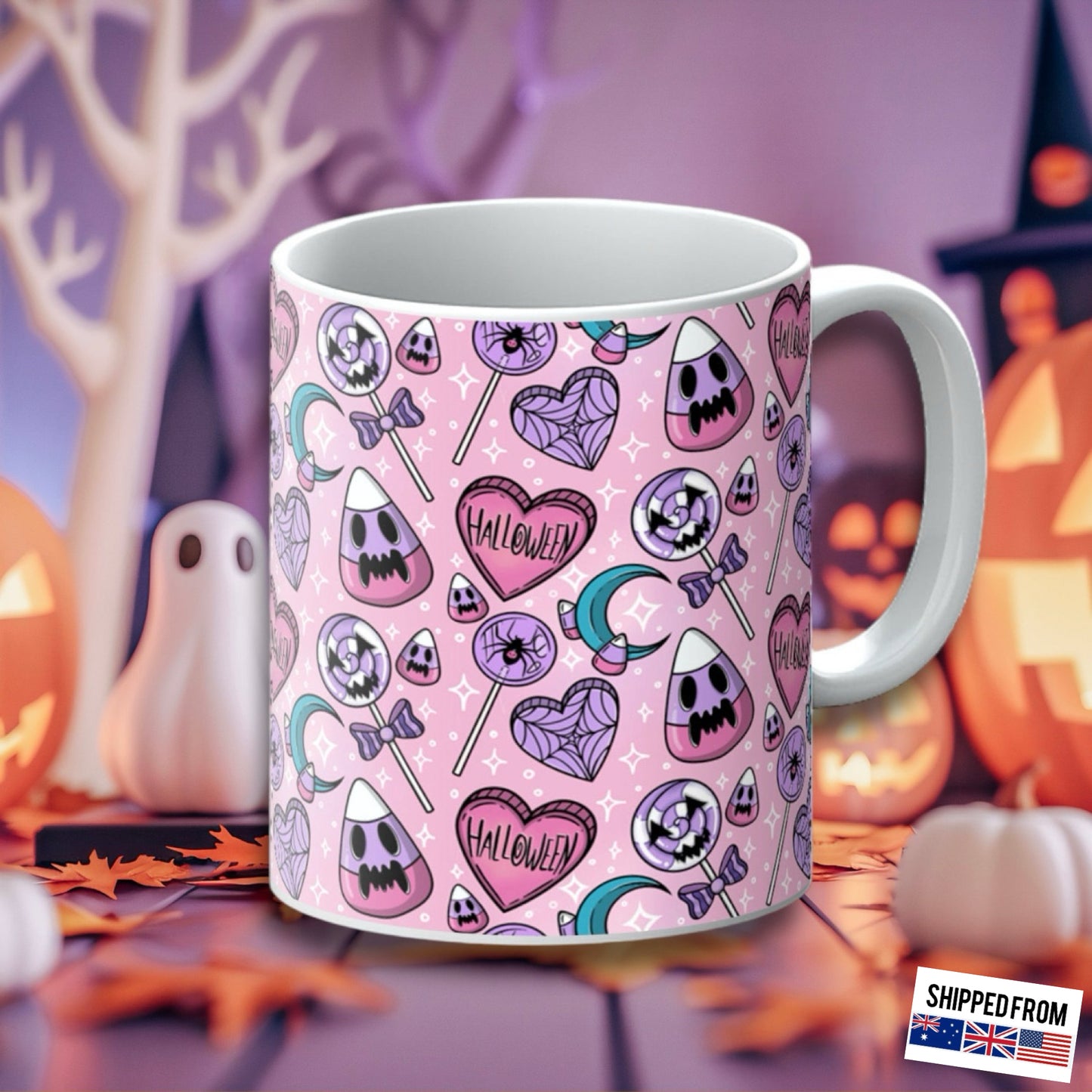 Spooky cute pastel Halloween Mug