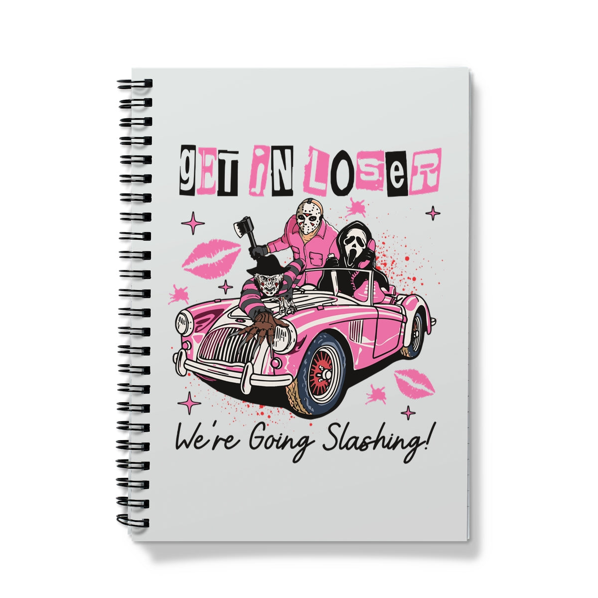 Get in loser ! Horror Movies Notebook