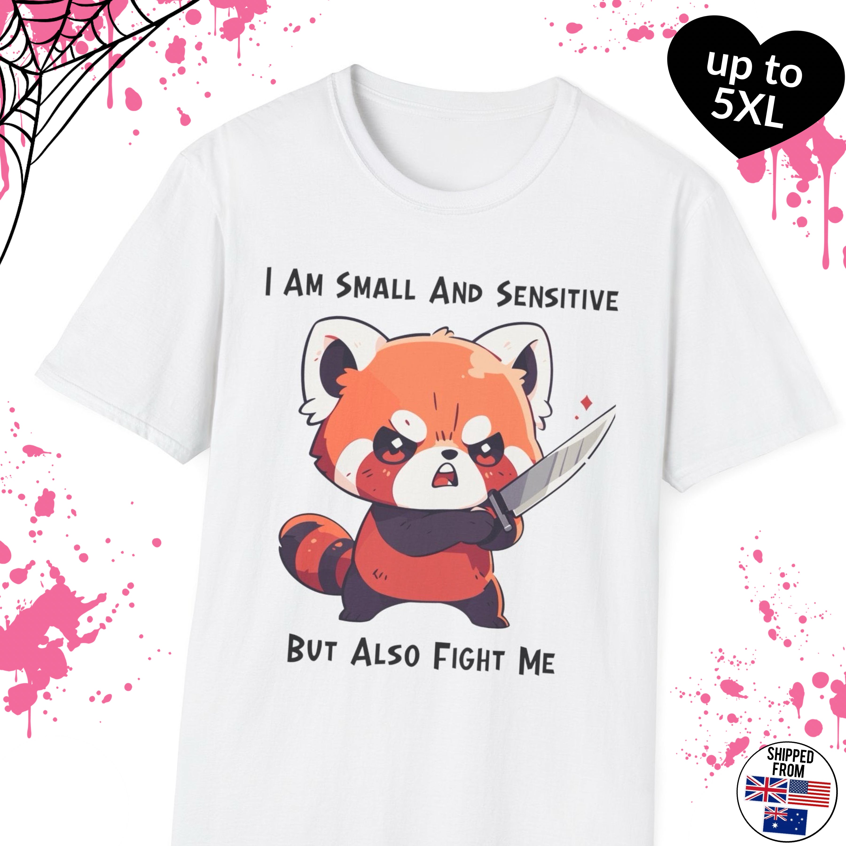 Cute panda killer tshirt 