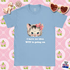 Cute silly kitten T-shirt, retro kitsch, WTF, Sassy Cat Lover T-Shirt