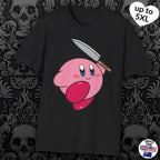 Kirby with knife T-shirt, up to 5XL