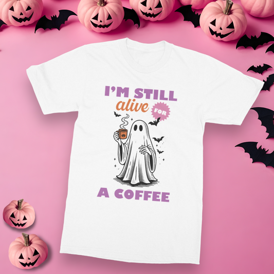 Still alive for coffee, Halloween Softstyle T-Shirt