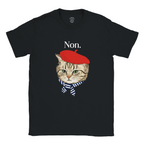 Funny cat T-shirt, French humour, NON !