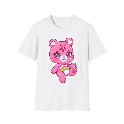 Cute Satanic Bear Softstyle T-Shirt, up to 5XL