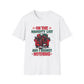 On the Naughty List, Christmas Softstyle T-Shirt, Jason Voorhees, Horror Movie, Ugly Christmas Jumper