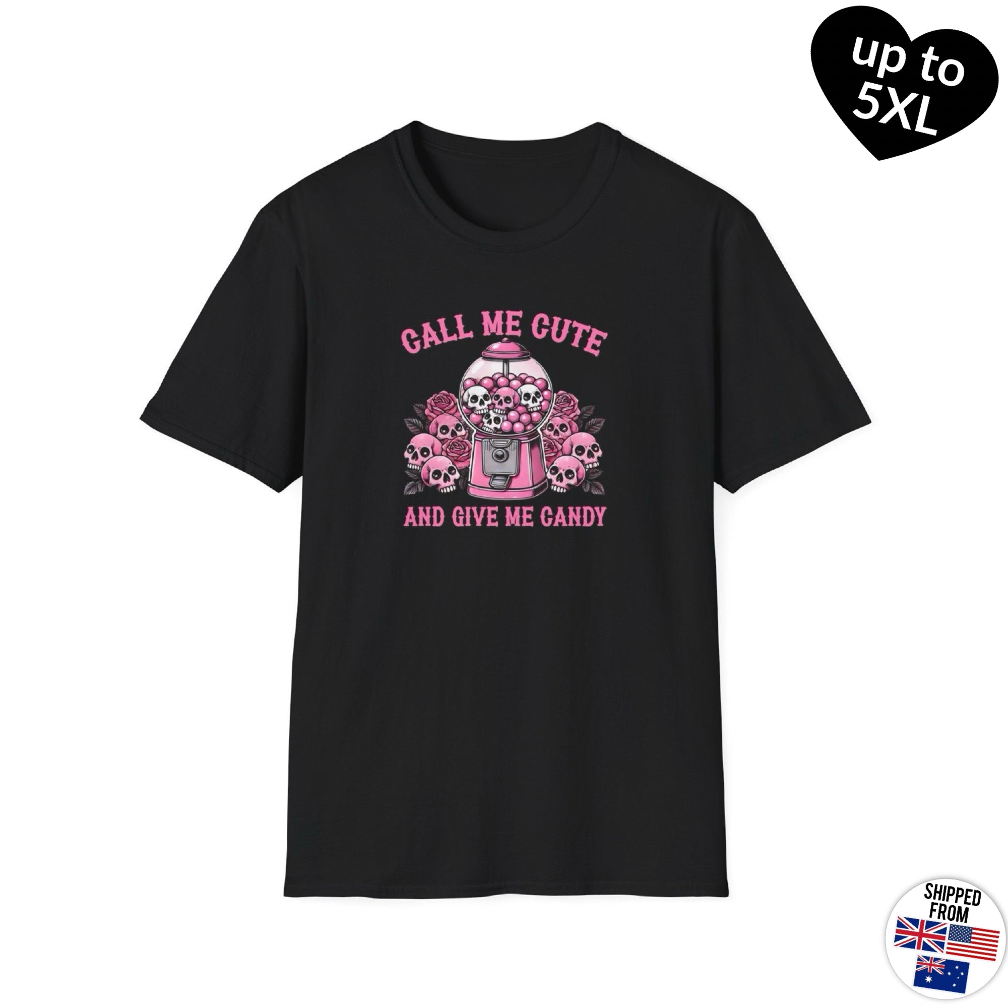 Call me Cute, T-Shirt, up to 5XL, pastel goth