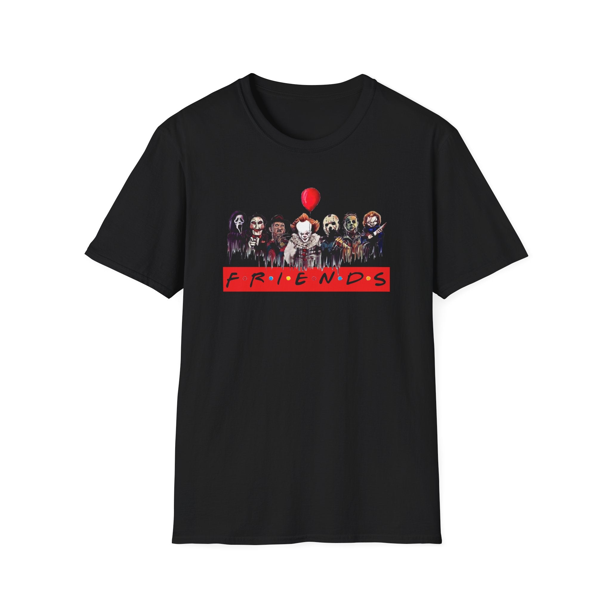 Killer Friends, Halloween Softstyle T-Shirt, up to 5XL, Horror movies
