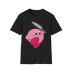Kirby with knife T-shirt, up to 5XL