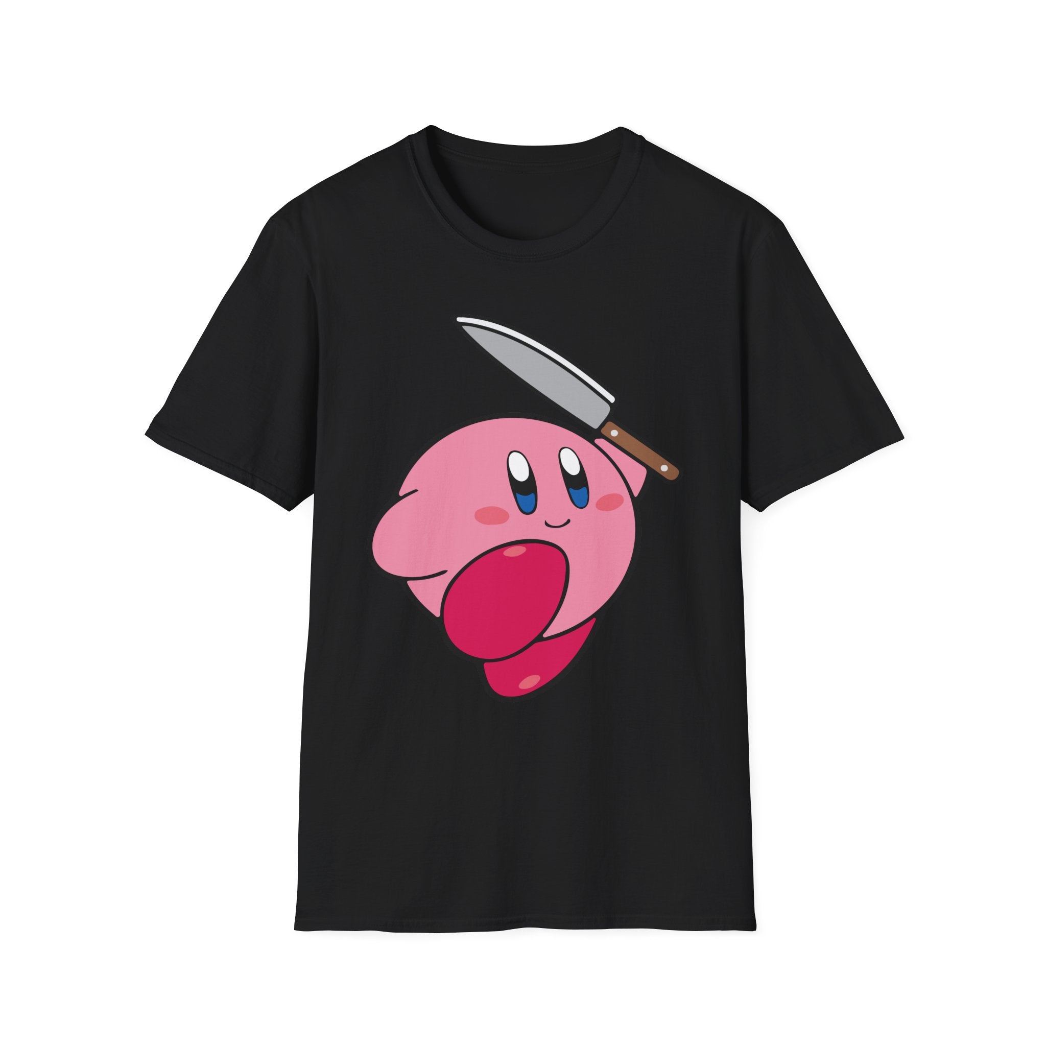 Kirby with knife T-shirt, up to 5XL
