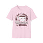 Coffee because murder is wrong, caffeinated, kawaii, Softstyle T-Shirt, up to 5XL