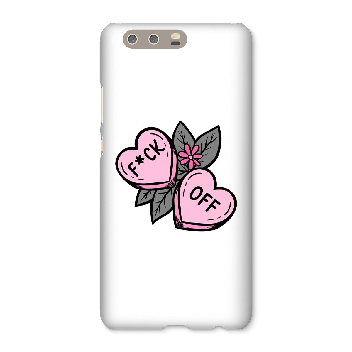 F*ck Off cute tattoo design Snap Phone Case