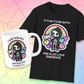 It’s ok to be goth and also love rainbows, T-shirt, up to 5XL, kawaii, pastel goth, pride