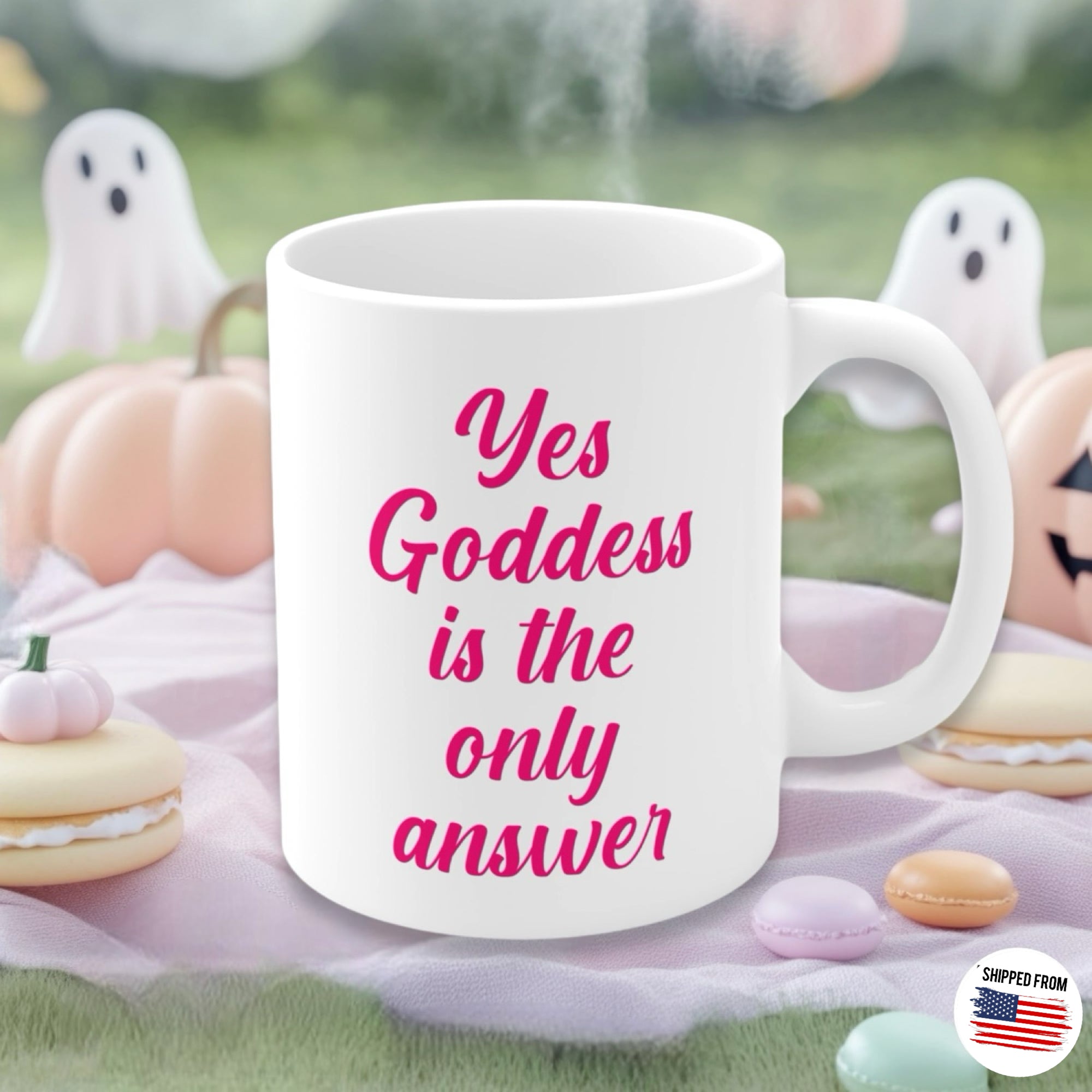 Yes Goddess Mug, Findom, Dominatrix