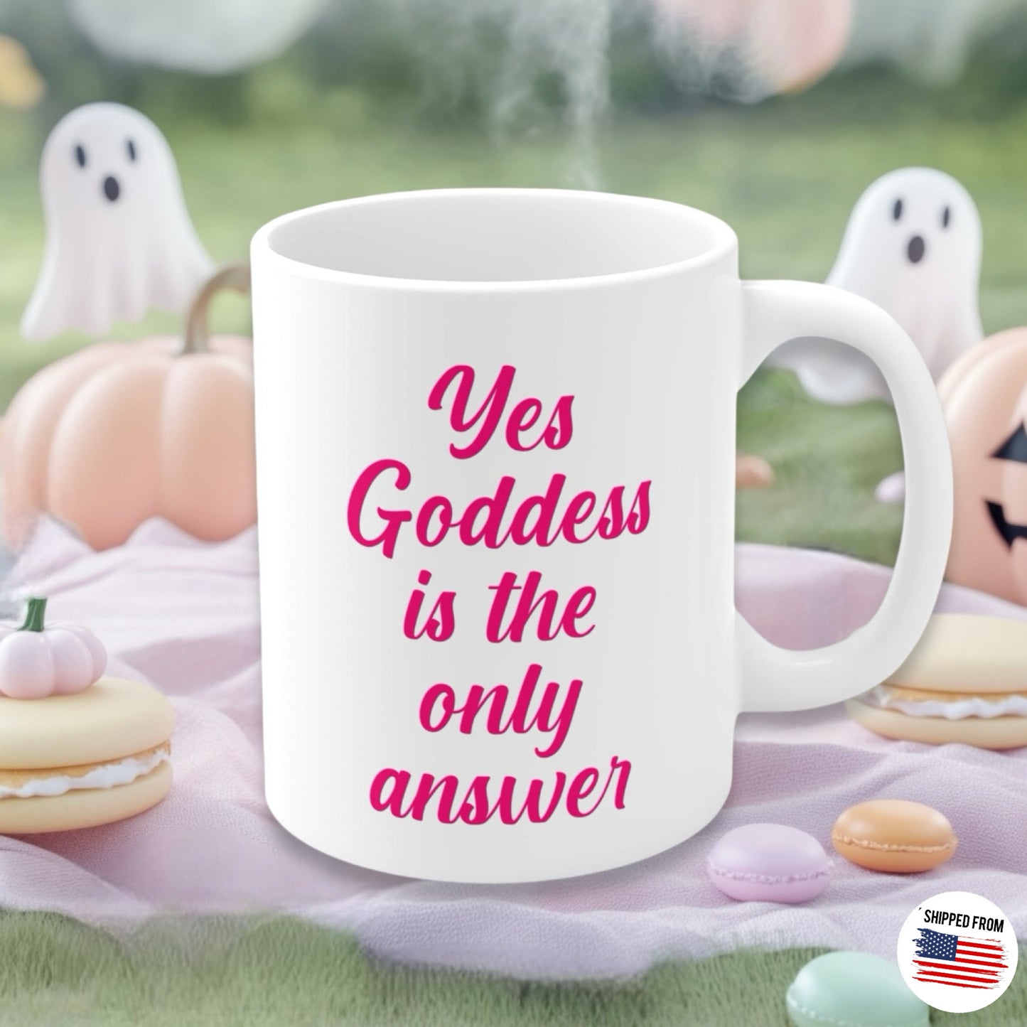 Yes Goddess Mug, Findom, Dominatrix