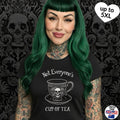 Not everyone’s cup of tea, Goth Softstyle T-Shirt, up to 5XL, Halloween, spooky