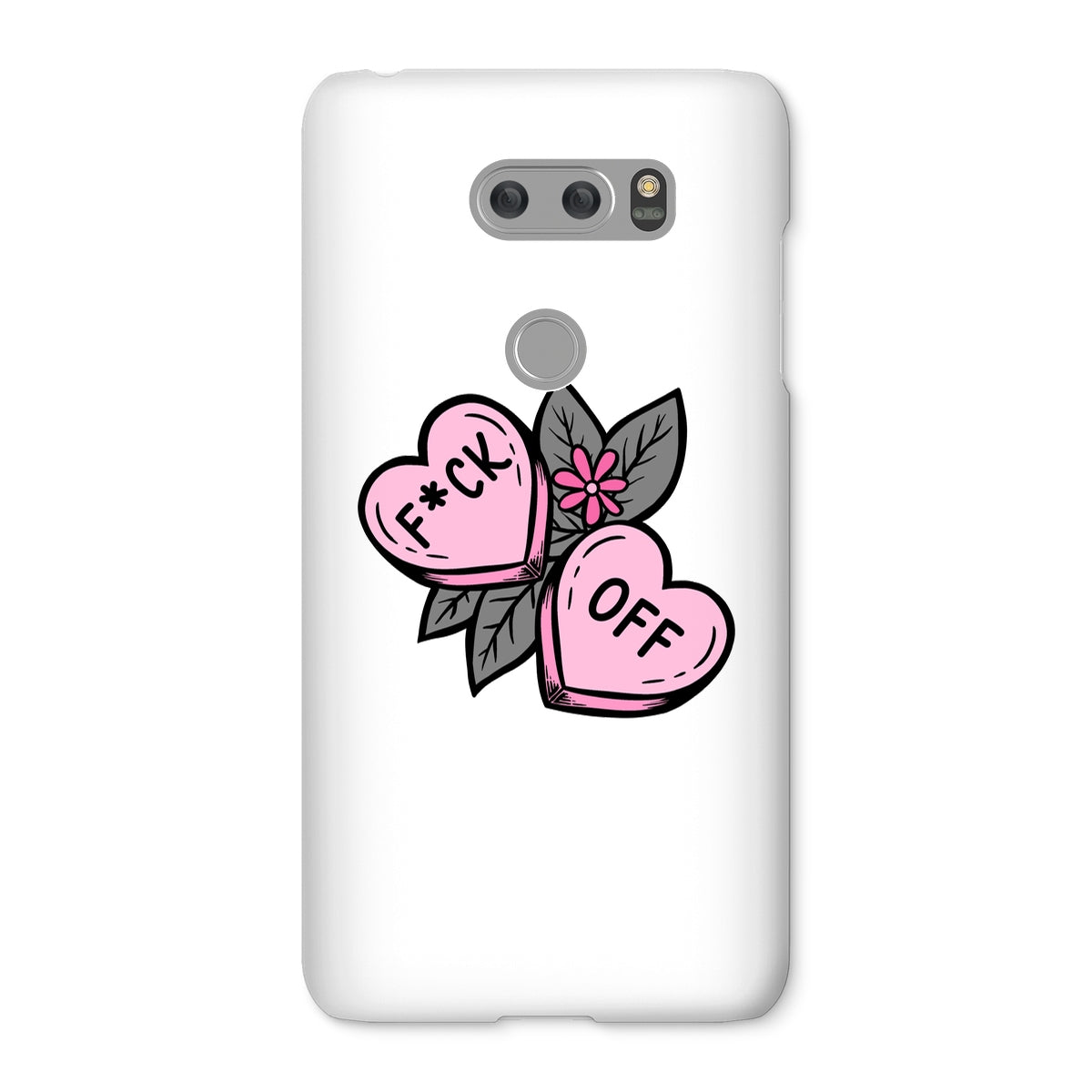 F*ck Off cute tattoo design Snap Phone Case