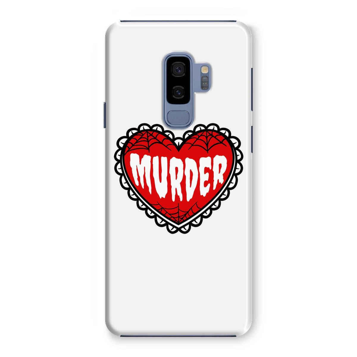 Murder, cute heart design Snap Phone Case