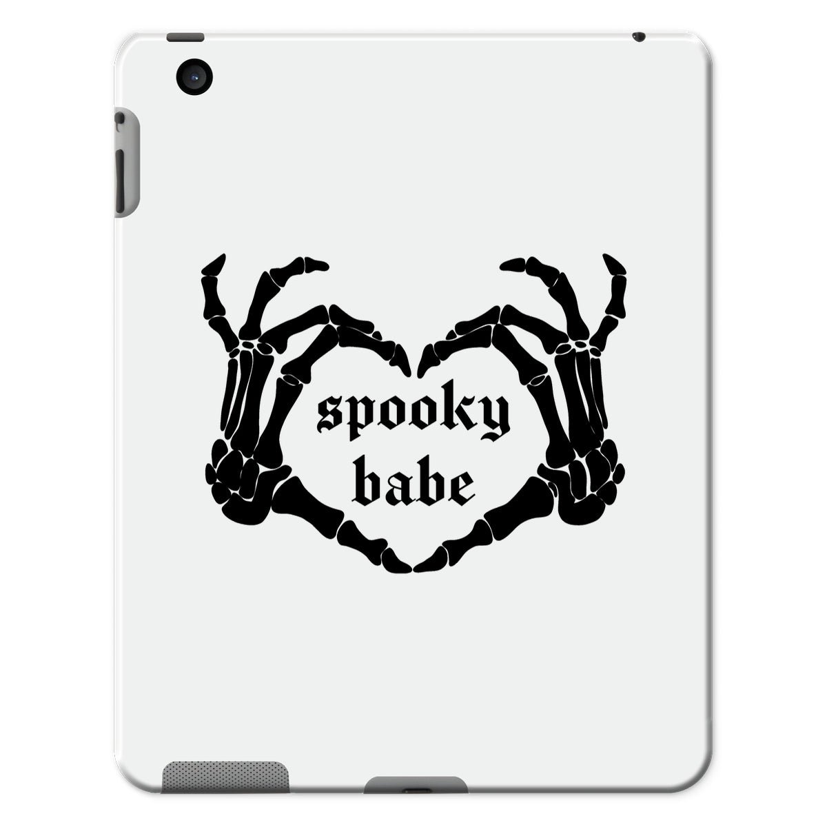 Spooky Babe, black print Tablet Cases