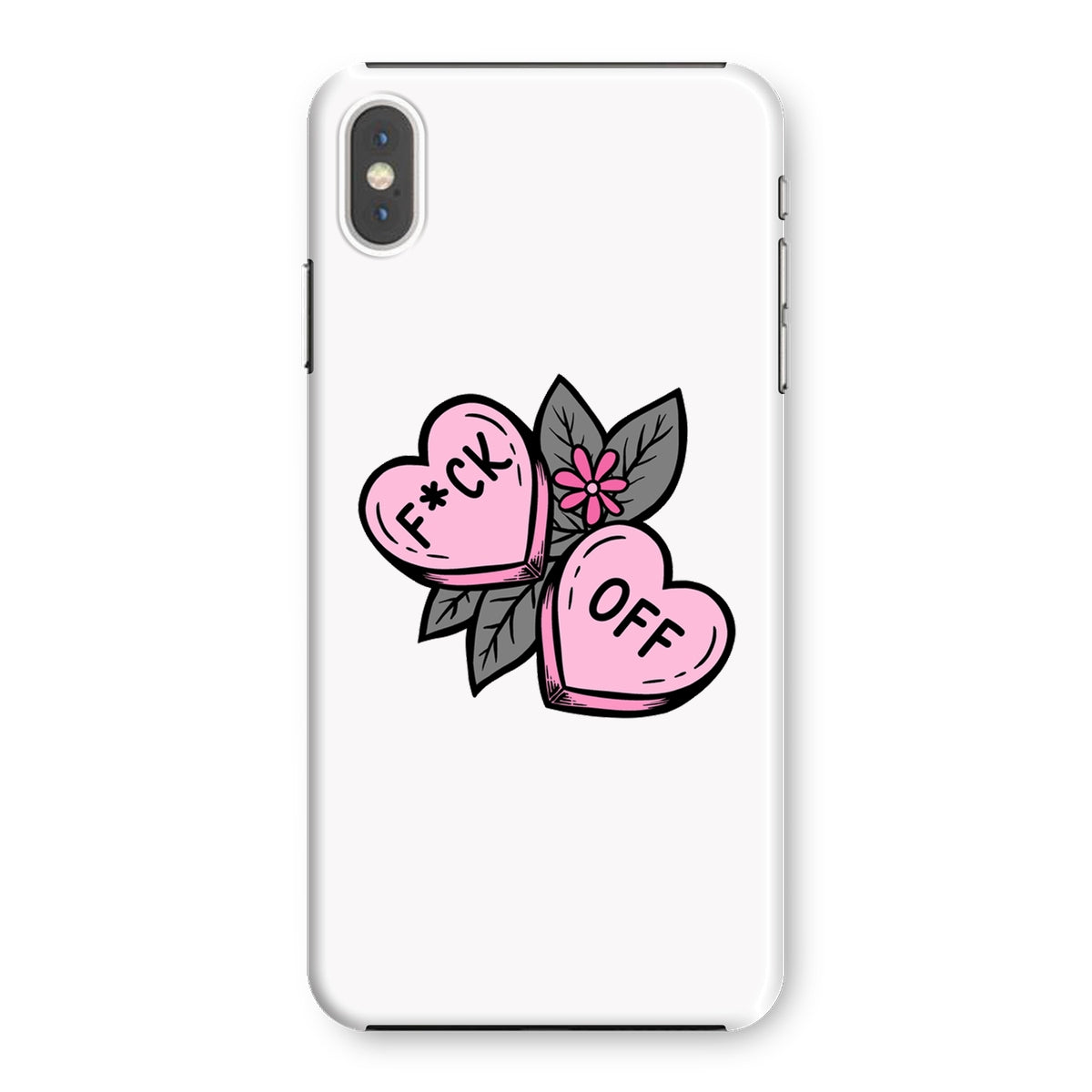 F*ck Off cute tattoo design Snap Phone Case