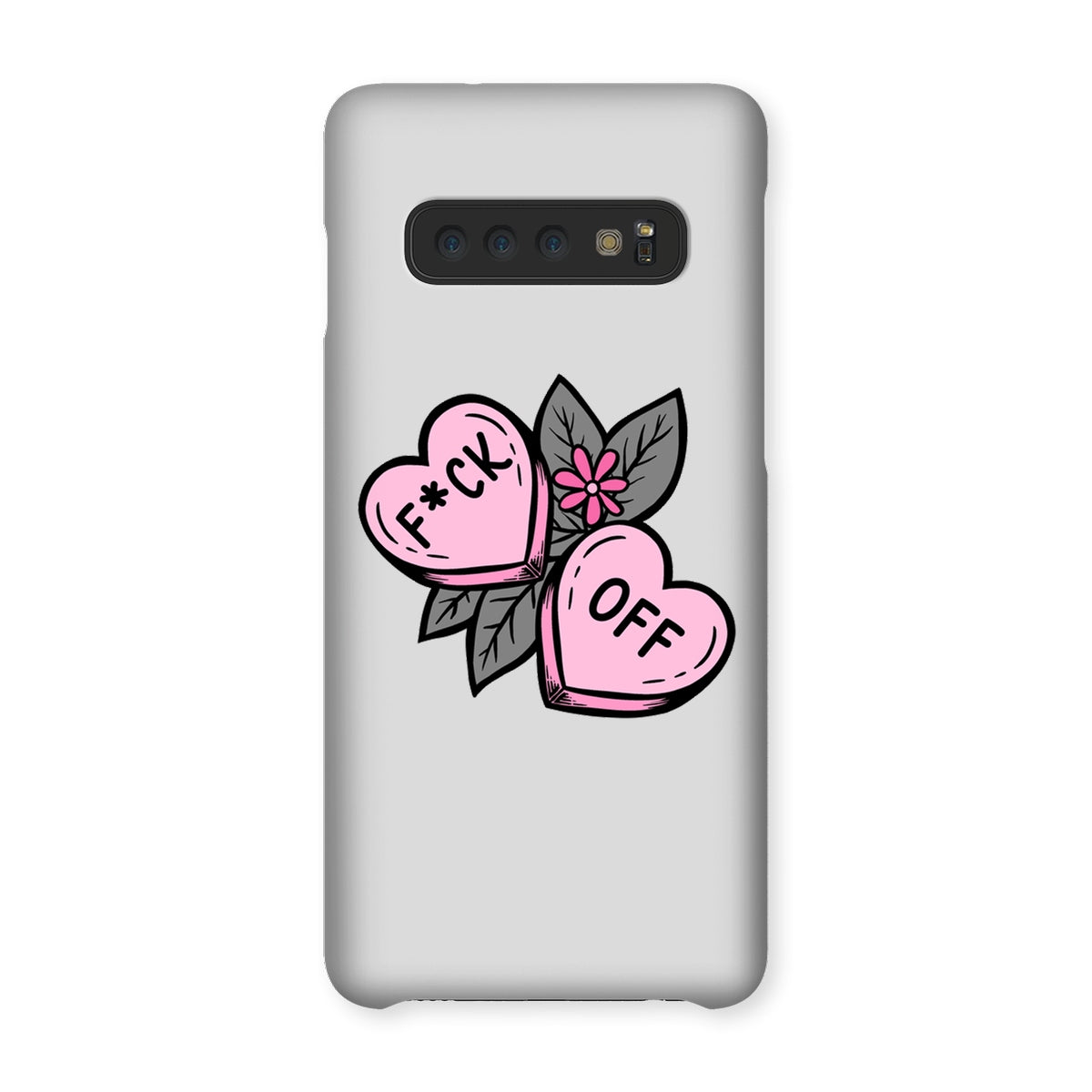 F*ck Off cute tattoo design Snap Phone Case