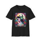 Frankenstein Tarot Card Softstyle T-Shirt, up to 5XL, Horror Movies, Halloween