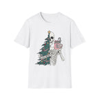 Sorta Merry Sorta Scary, Christmas T-shirt, up to 5XL, spooky skeleton