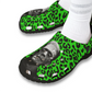 Frankenstein Leopard Print EVA Foam Clogs for Comfortable & Fun Footwear, Garden Shoes, Casual Slippers, Trendy Summer Footwear