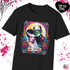 Frankenstein Tarot Card Softstyle T-Shirt, up to 5XL, Horror Movies, Halloween