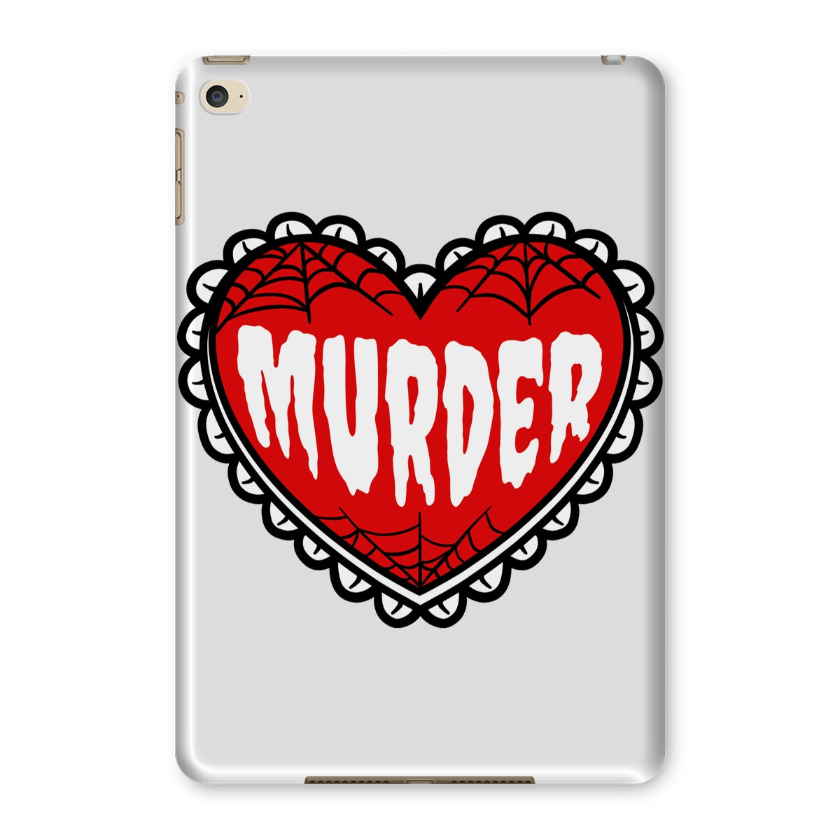 Murder, cute heart design Tablet Cases