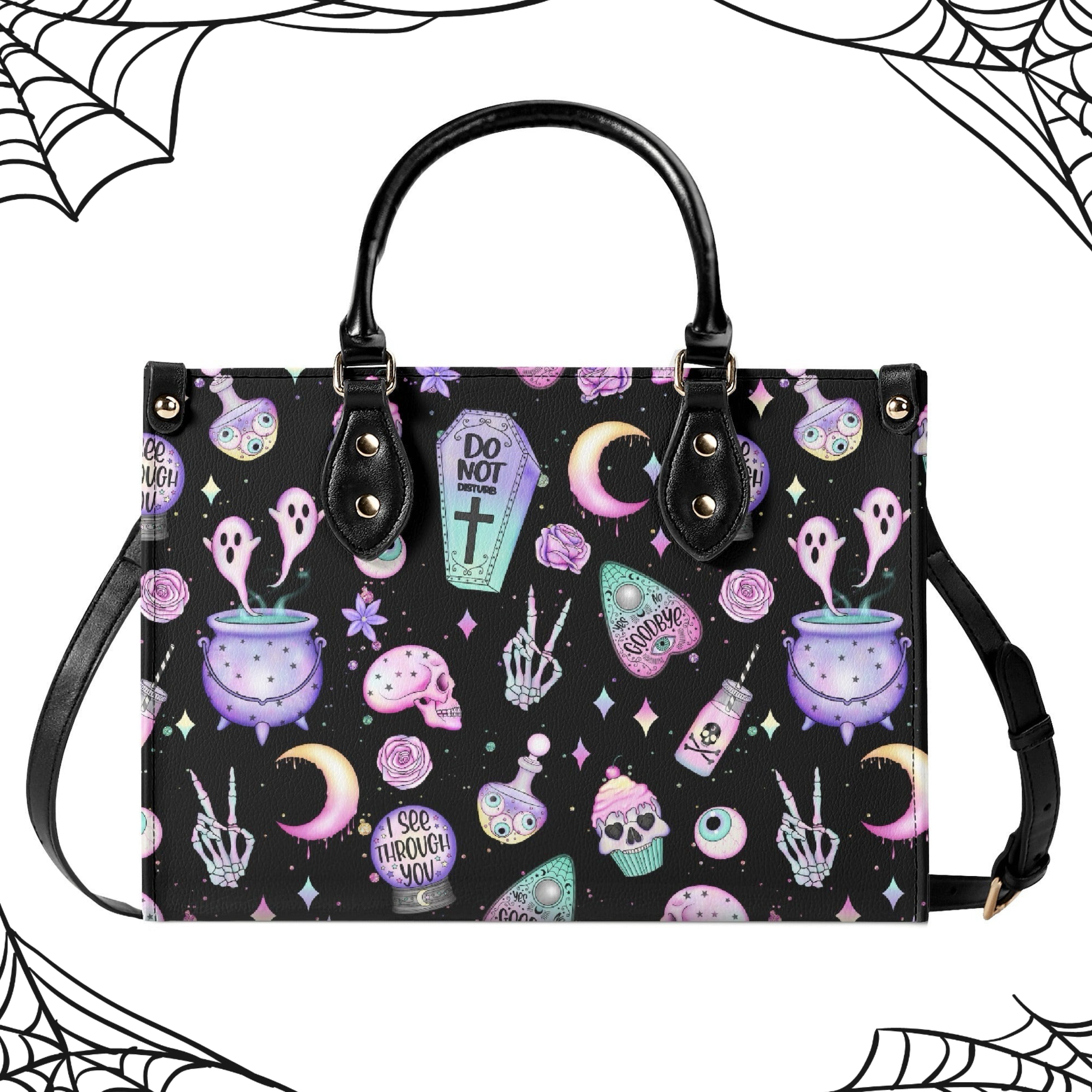 Pastel goth handbag, Halloween 