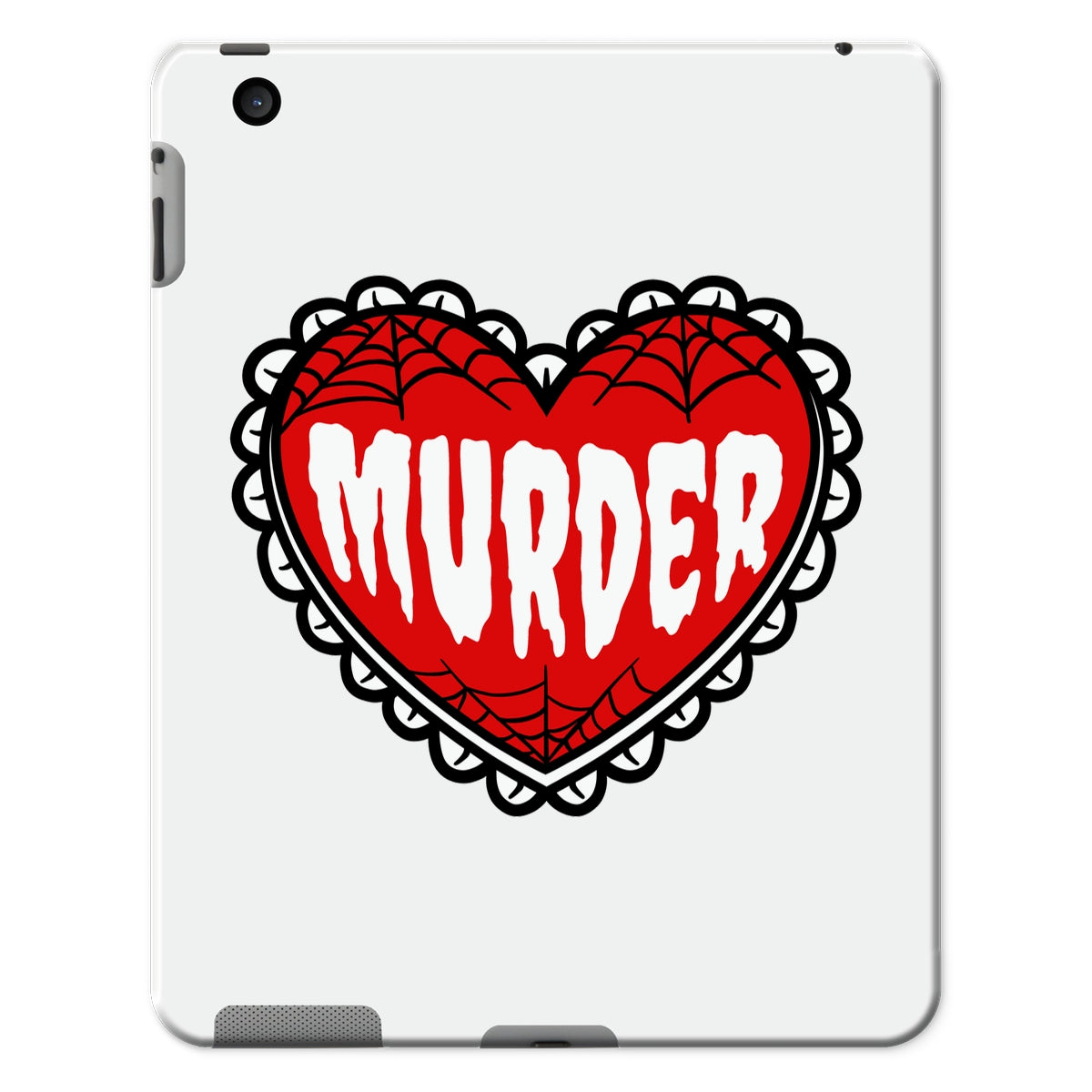 Murder, cute heart design Tablet Cases