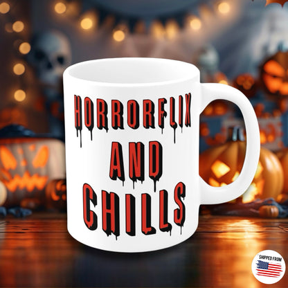 Horrorflix and Chills Mug, Horror movies