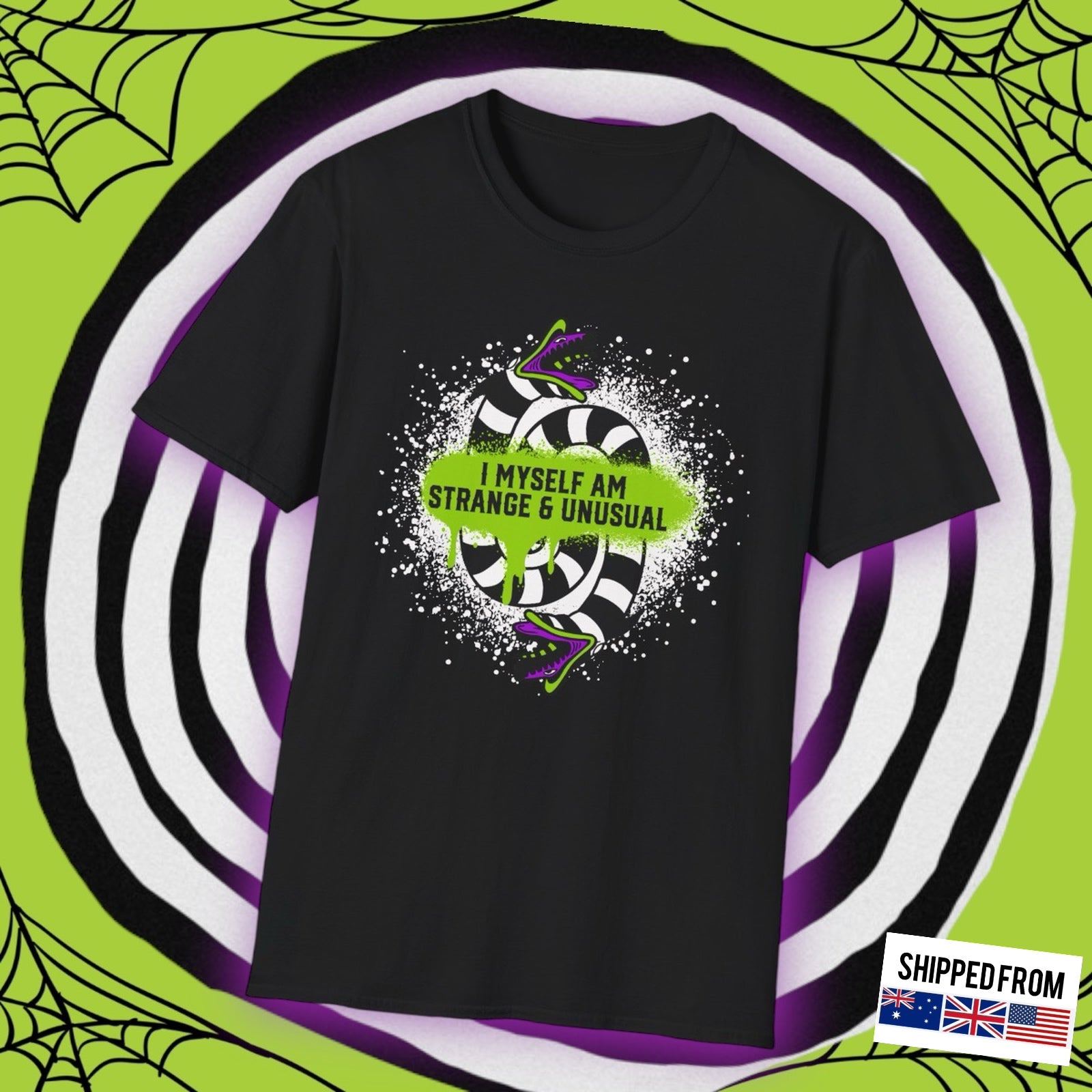 Strange and Unusual, Beetlejuice, Halloween Softstyle T-Shirt
