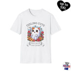 Feeling cute, might haunt you later, Softstyle T-Shirt, Halloween, kawaii, up to 5XL