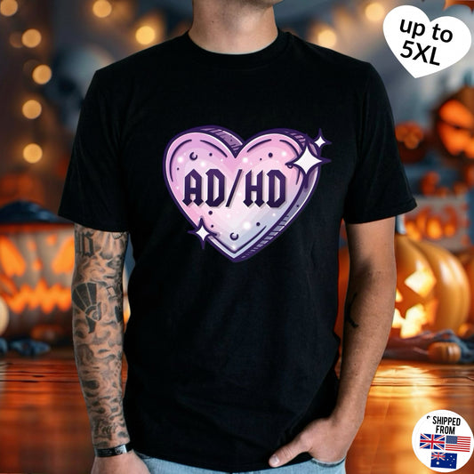 ADHD T-Shirt, up to 5XL, mental health