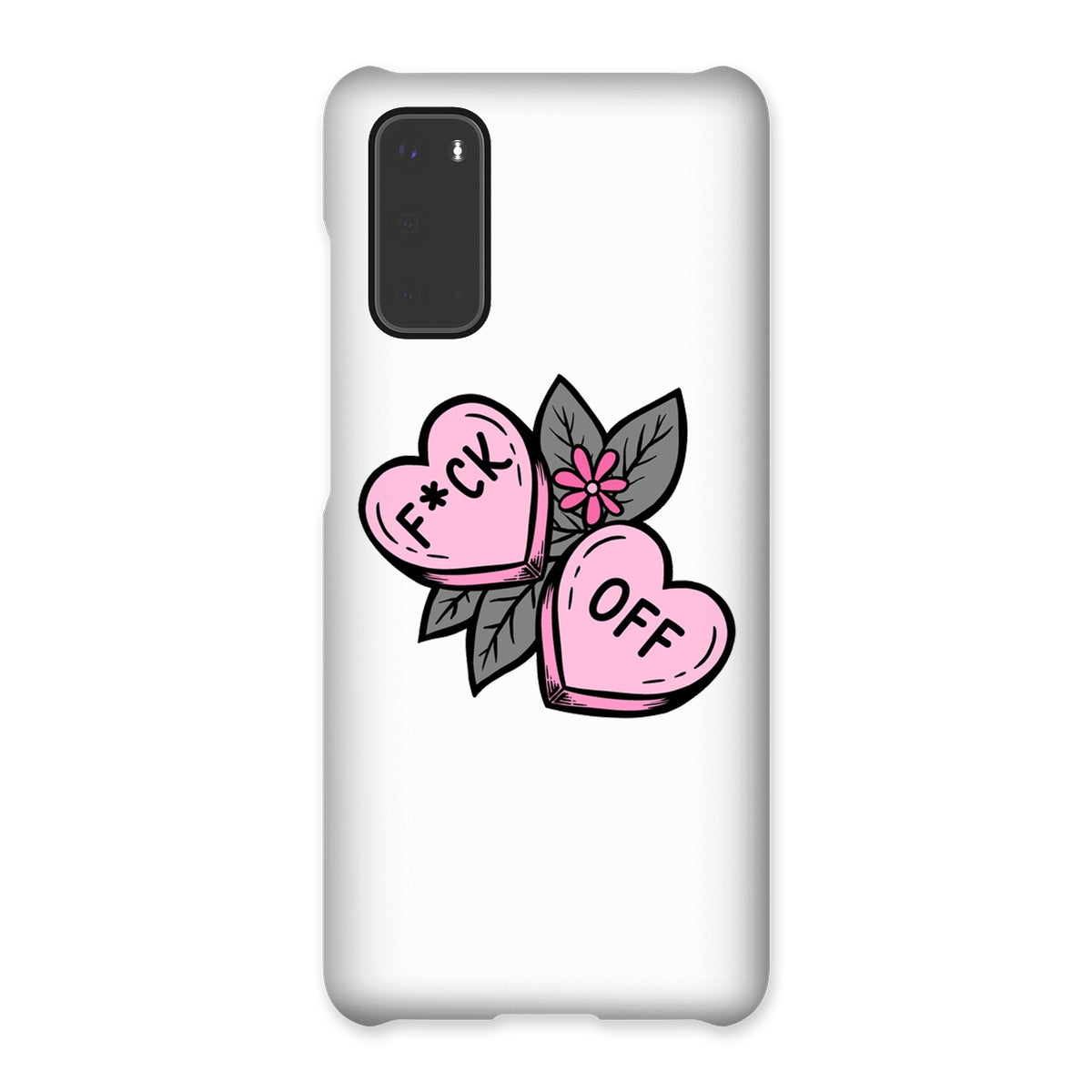 F*ck Off cute tattoo design Snap Phone Case