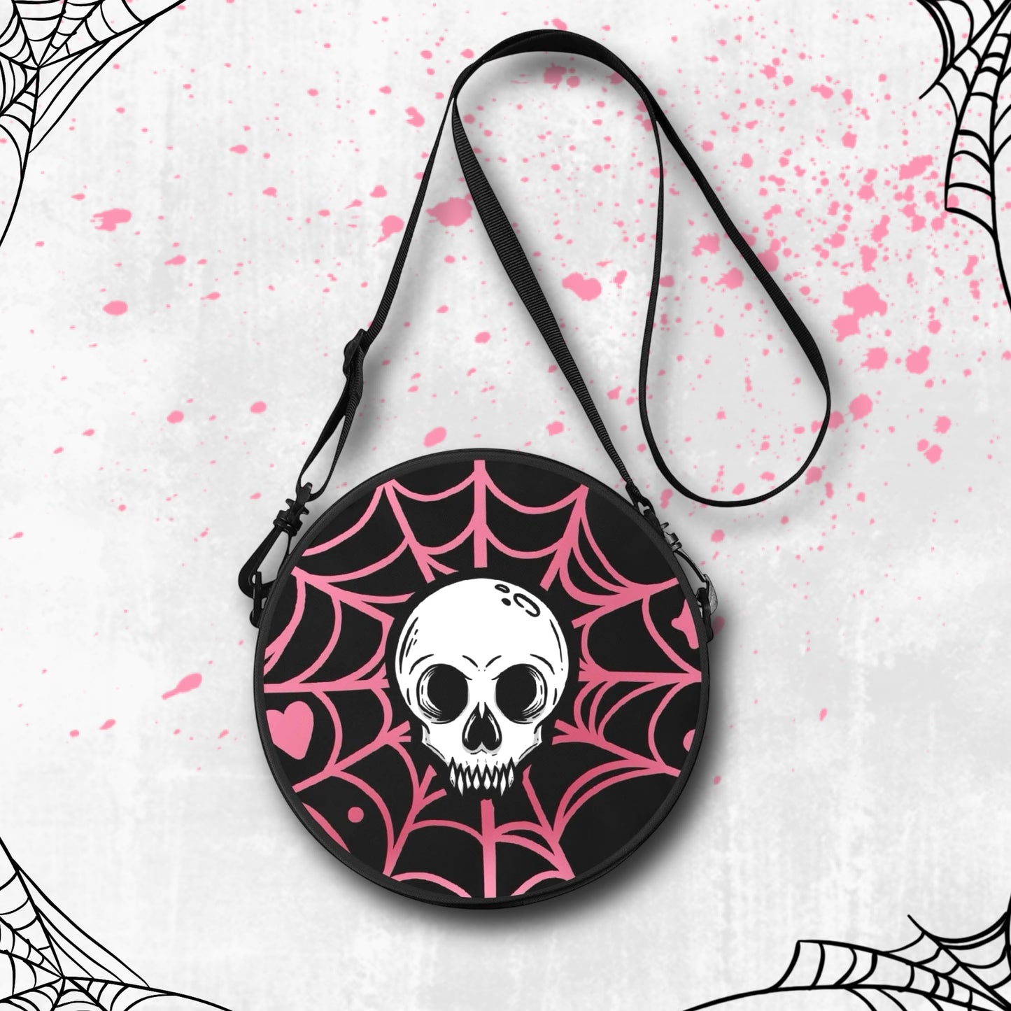 Pastel goth handbag, kawaii goth